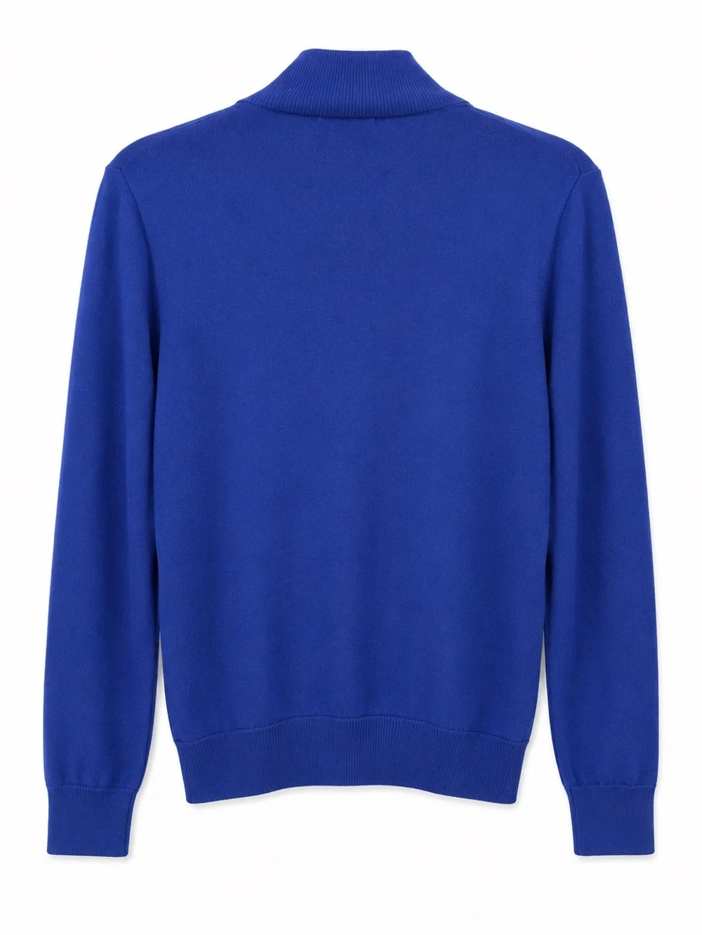 Polo Ralph Lauren Dragon Crest Full Zip Mock Neck Sweater Cashmere Blend  Blue M